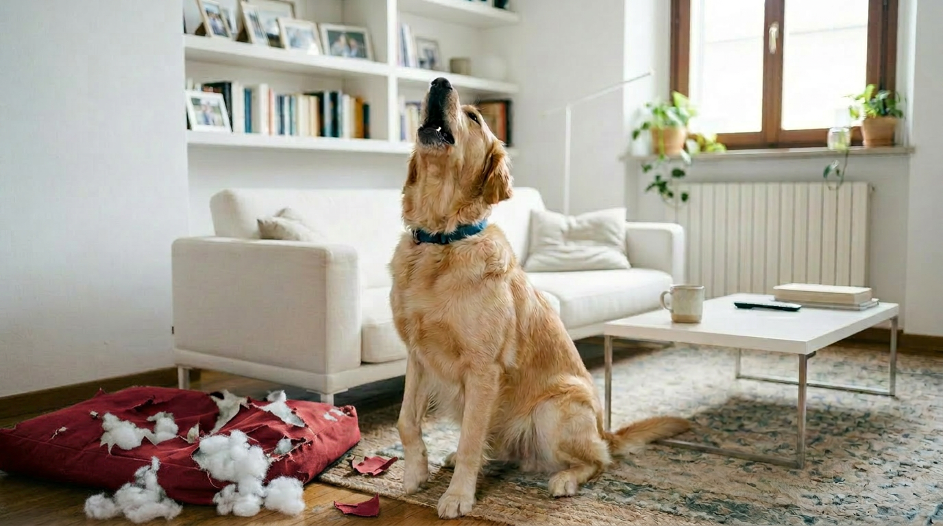 Il cane soffre l’ansia da separazione? Come riconoscerla e aiutarlo davvero